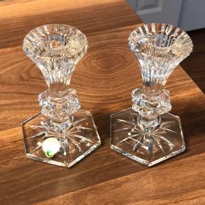 Waterford candle holders